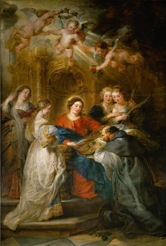 Peter Paul Rubens Ildefonso altar oil painting picture